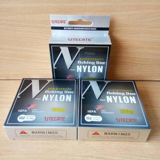 Senar pancing kuat dan murah UTECATE N NYLON 150 mtr