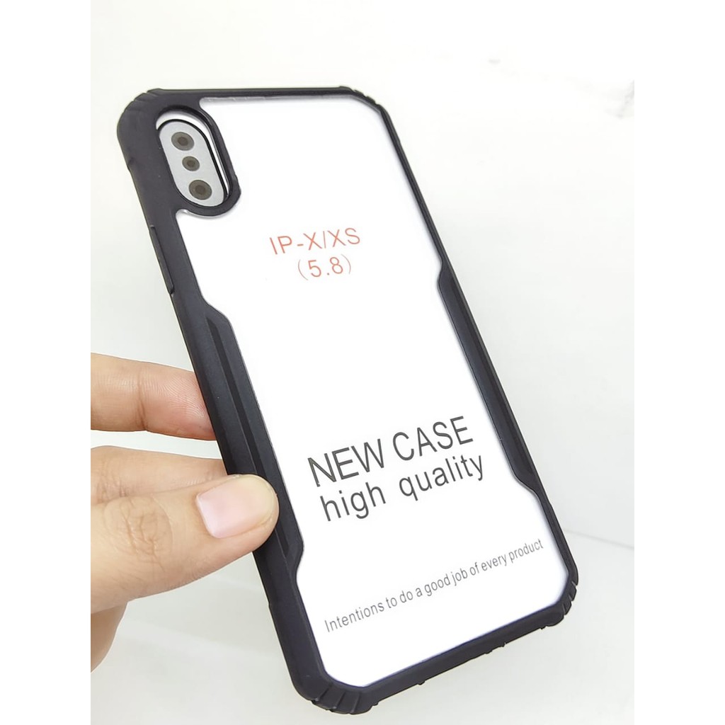 Anti Shocking iPhone X 5.8 inchi TPU Premium Case Quality iPhone XS A1901 Anti Shocking Premium