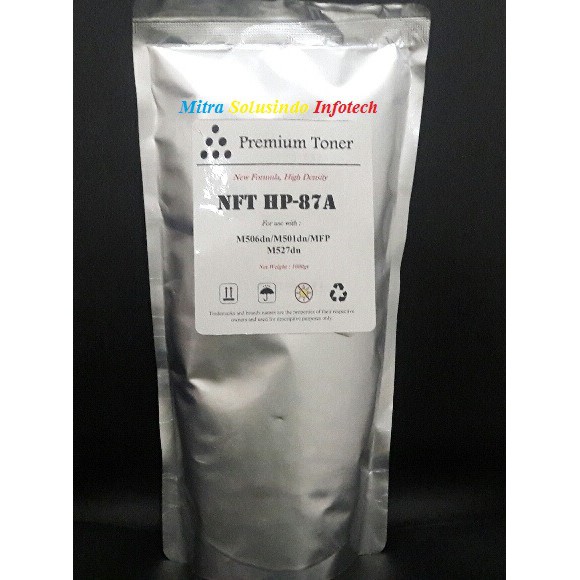 TERMURAH Bubuk Serbuk Toner Refill Hp 87A M506 M501 MFP M527 1kg