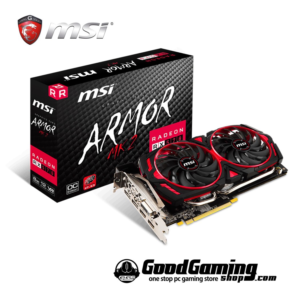 MSI Radeon RX 570 Armor MK2 8G OC