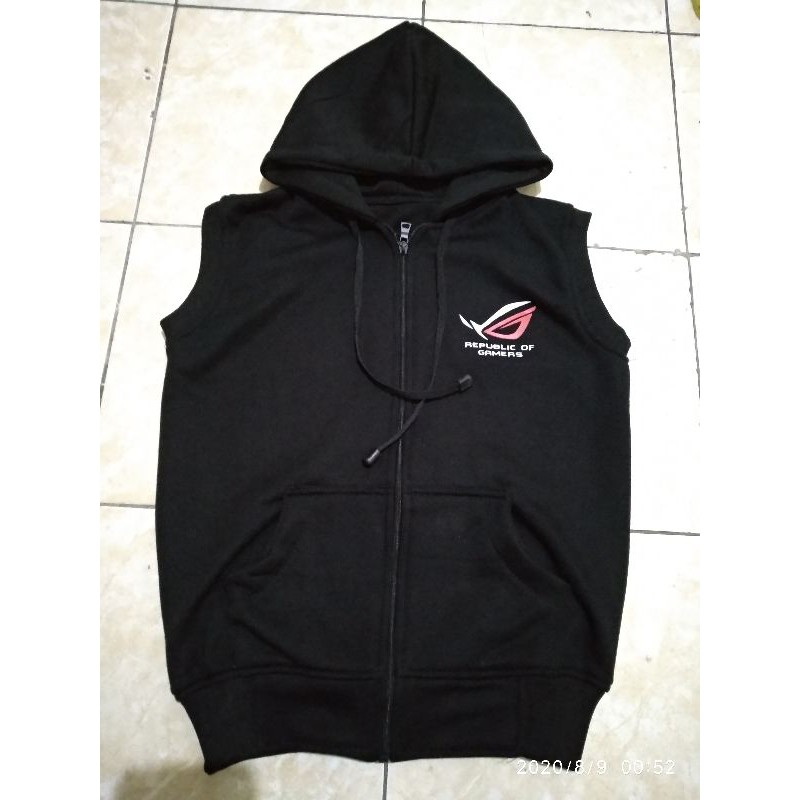 jaket anak Game Republik of gamer ROG versi rompi