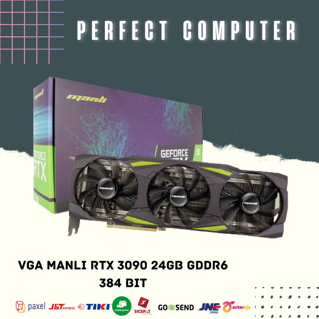 VGA MANLI RTX 3090 24GB GDDR6 384 BIT