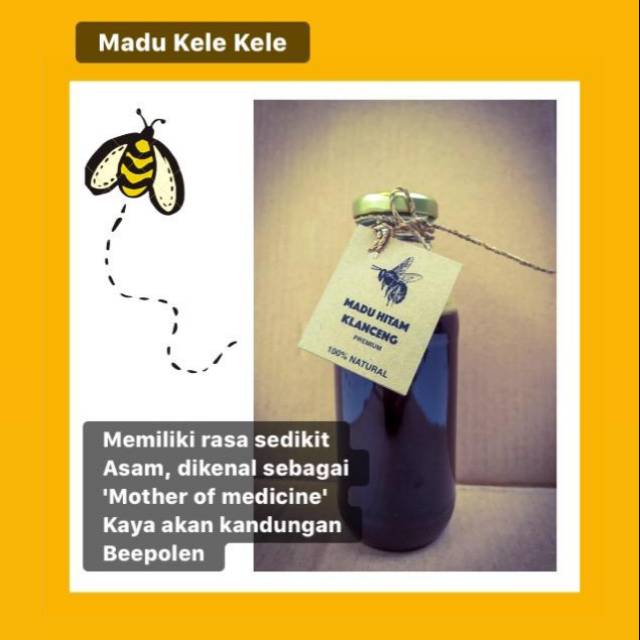 

Madu Klanceng/ Kele Kele 300 ml
