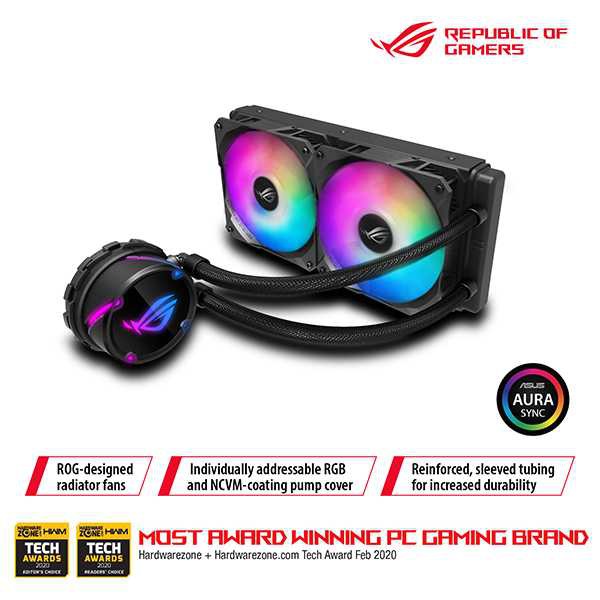 ASUS ROG STRIX LC 240 RGB - AIO LIQUID CPU COOLER WATER COOLING