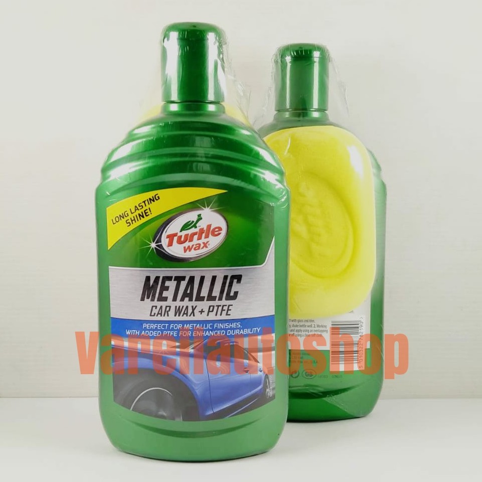 New Turtle Wax METALLIC Metalic Car Wax Obat Poles Pengkilap Body Silicone Silikon Glaze 500mL