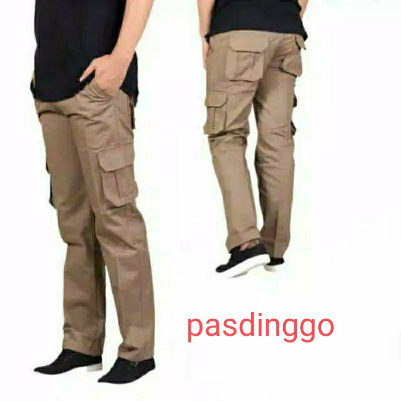 [TERMUMET] CELANA CARGO PANJANG PRIA UKURAN 27-33 PREMIUM QUALITY SLIMFIT COWO SKINNY POLOS COWOK