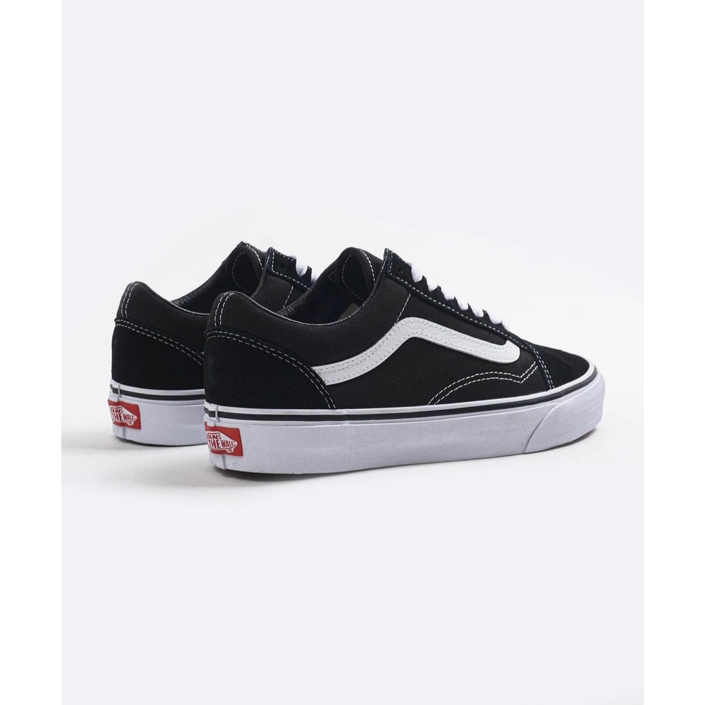 100% Sepatu Vans Oldskool Black White Size 36-44 Premium Quality Made In Vietnam (BISA COD)