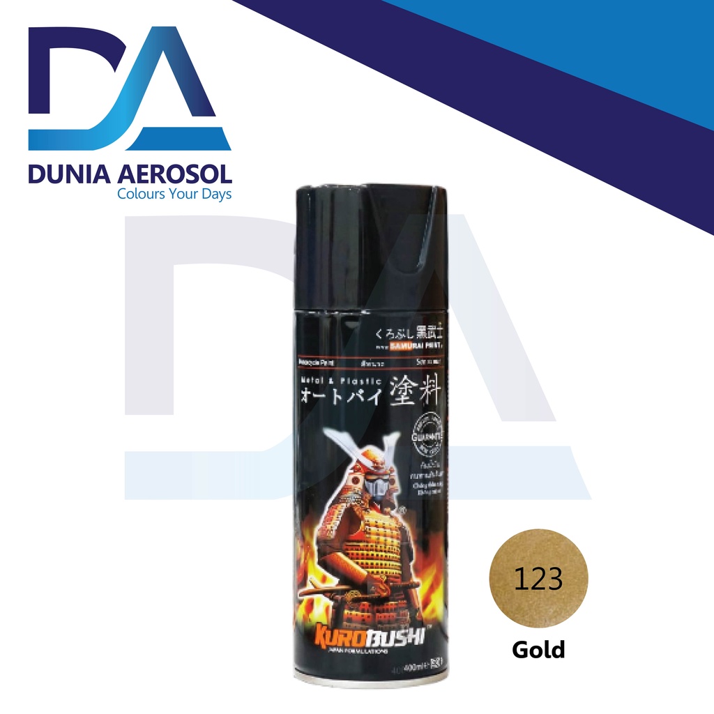 Samurai Paint Gold 123 Cat Semprot Pilox