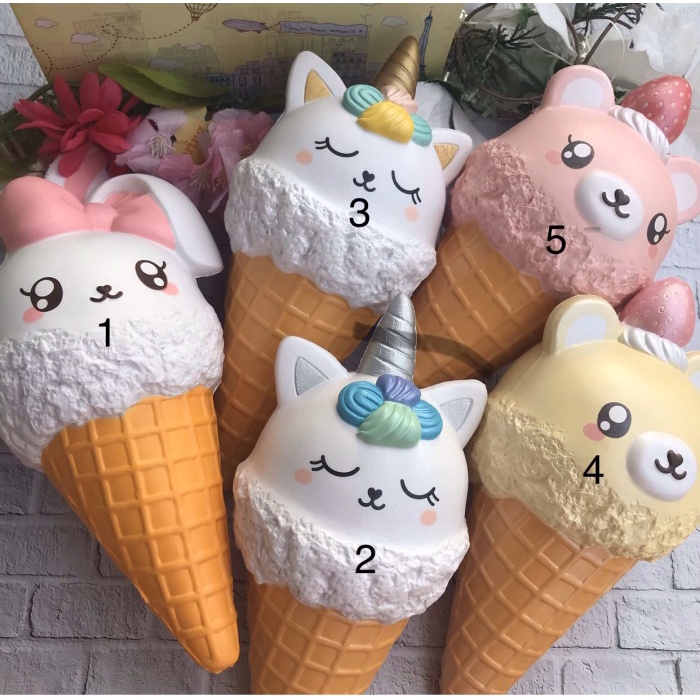 SALE Bunny’s cafe jumbo ice cream LICENSED SQUISHY
