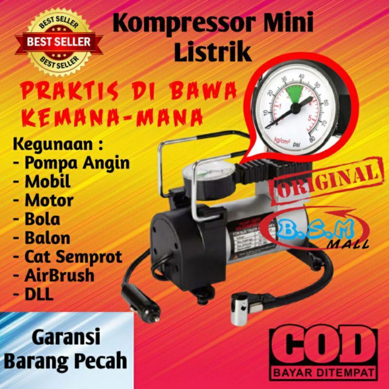 Compresor Serbaguna buat Cat dan Pompa ban / kompresor mini / kompresor cat mini/ kompresor ban mini