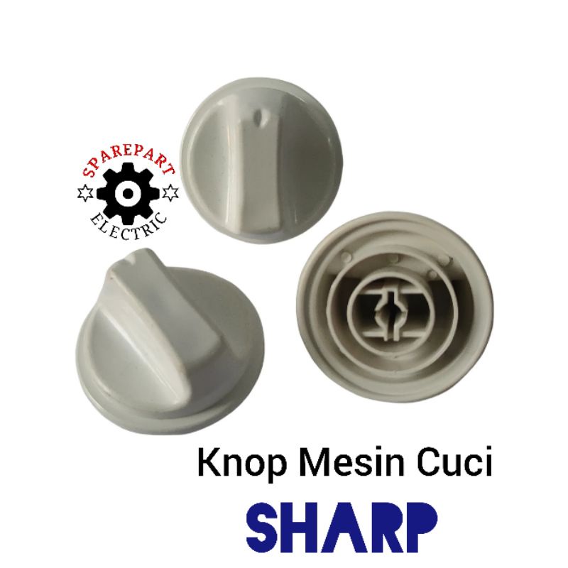 KNOP - TOMBOL PUTARAN UNTUK MESIN CUCI MERK SHARP ORIGINAL