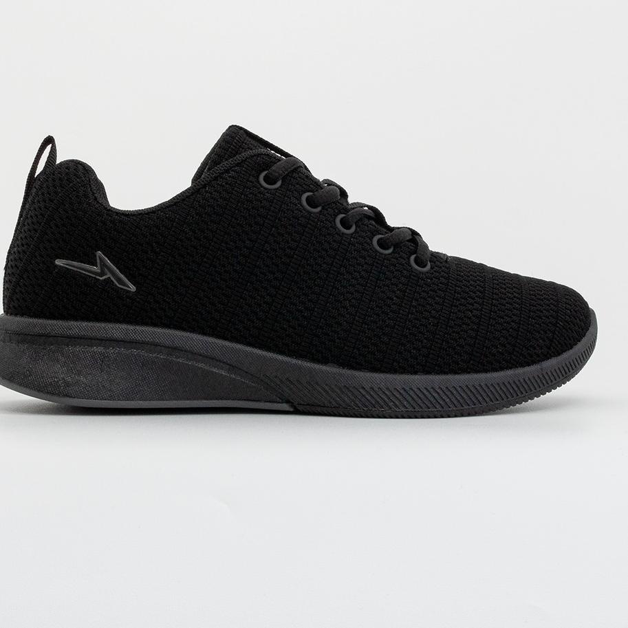 Terlaris.. Ando Official Sepatu Sneakers Saga Wanita Dewasa - Hitam/Hitam