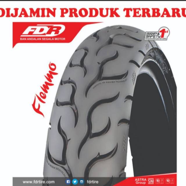 Ban fdr flemmo 90/80-17 non tubles