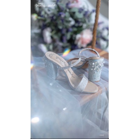 ITTAHERL CINDERELLA BLOCKHEELS 90mm - CINDERELLA FAIRYTALE BLOCKHEELS STRAPS SKY 90mm SZ 36 37 38 - 