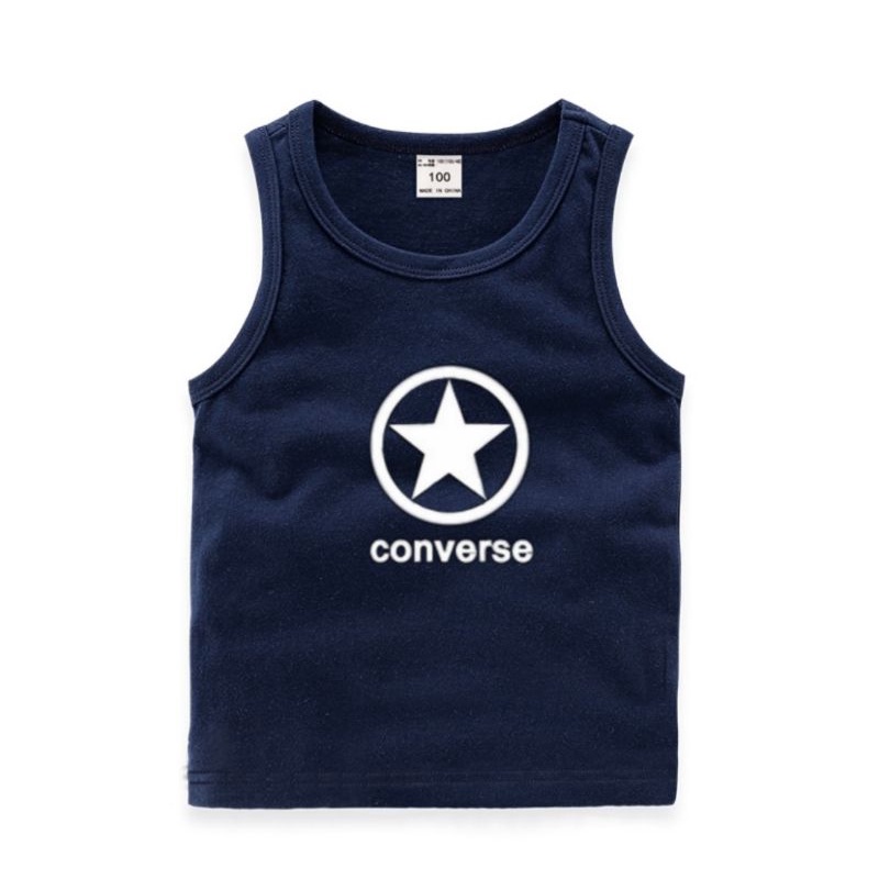 Singlet Anak Anak Unisex Convrs Star Tanktop anak Cowo dan Cewe Kaos Singlet Anak Usia 2 sampai 10 Tahun