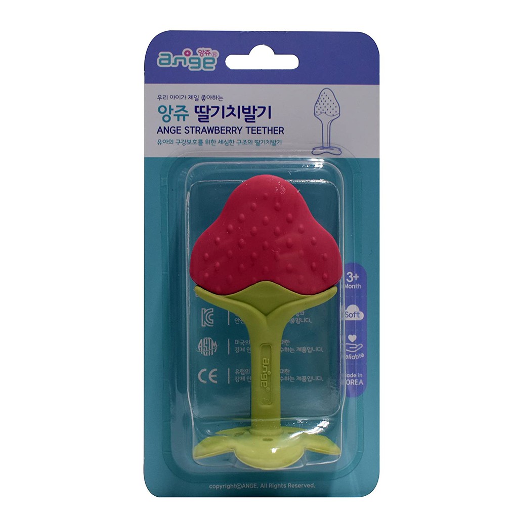 Ange Strawberry Teether - Gigitan Bayi