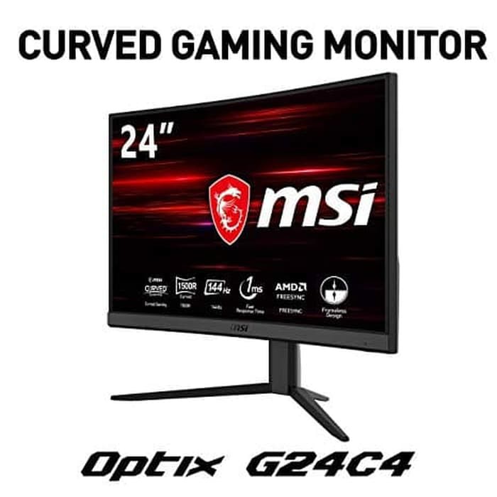Curved Gaming Monitor MSI Optix G24c4 24 Inch