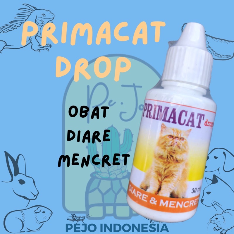 PRIMACAT DROP - Obat Kucing Anti Diare Mencret Cat Kitten PRIMA CAT