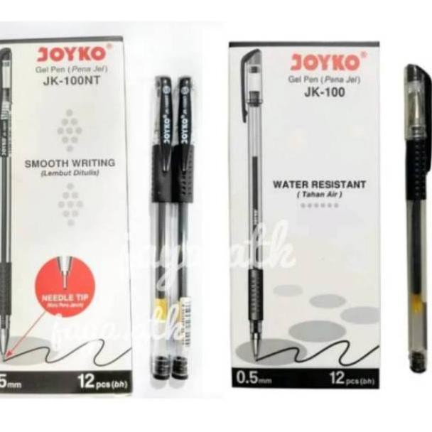 

Gi8Code GROSIR PROMO MURAH Pulpen gel 0.5 Bolpen Gel Joyko JK 100 JK 100NT 0.5mm GROSIR PROMO MURAH(