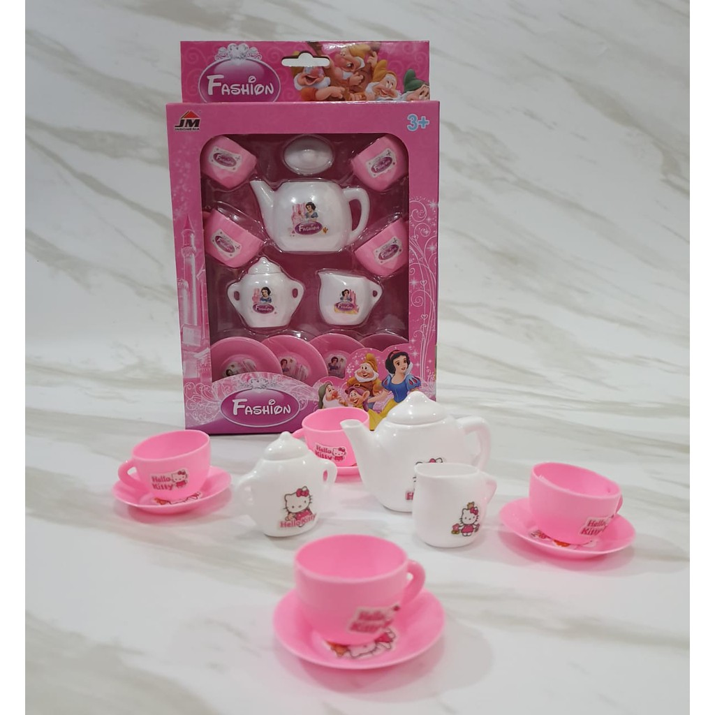 Lucky88toys ⭐⭐⭐⭐⭐TEA SET HELLO KITTY PRINCESS MAINAN ANAK CEWEK