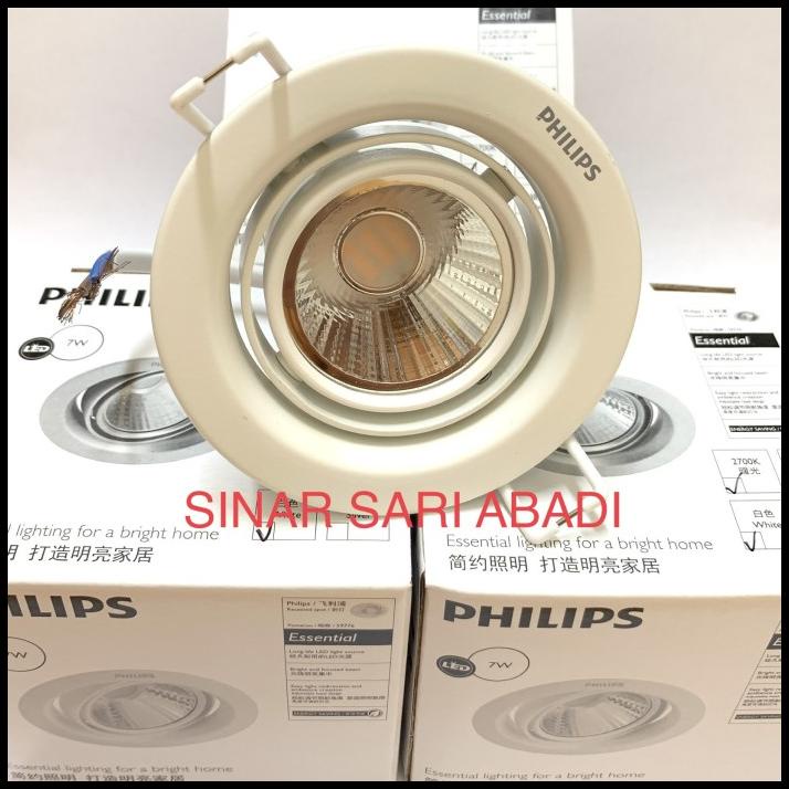 Downlight Led Philips 7W 7 Watt Pomeron 59776