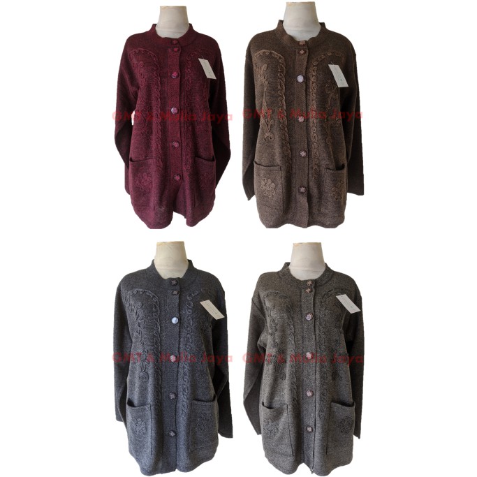 MANTEL IBU RAJUT | MANTEL RAJUT IBU MOTIF WARNA SENADA MURAH STANDAR NO 180