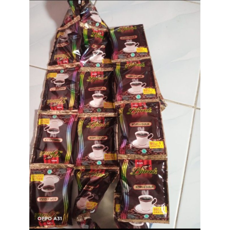 

promo kopi luwak hitam beli 10 gratis 5 (15bungkus).