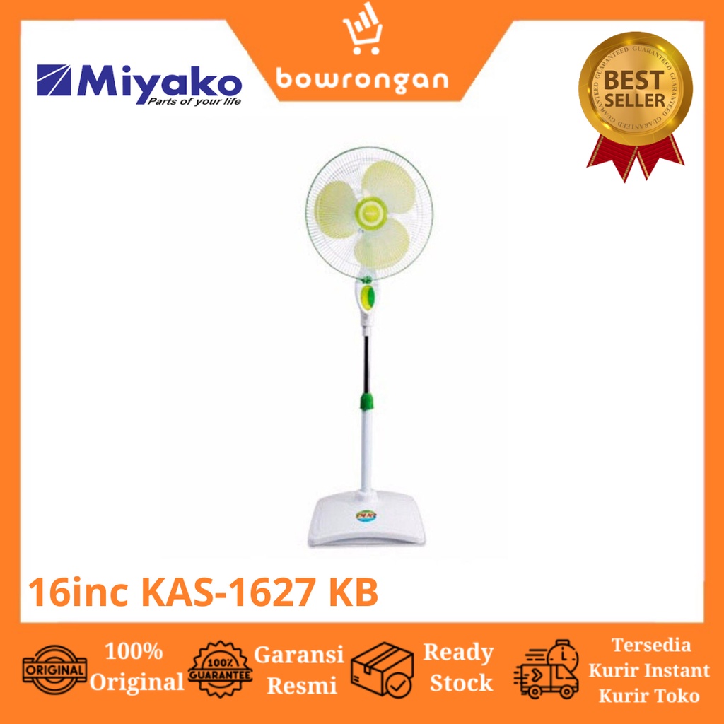 MIYAKO DESK FAN DAN STAND FAN 16inc KAS-1627 KB