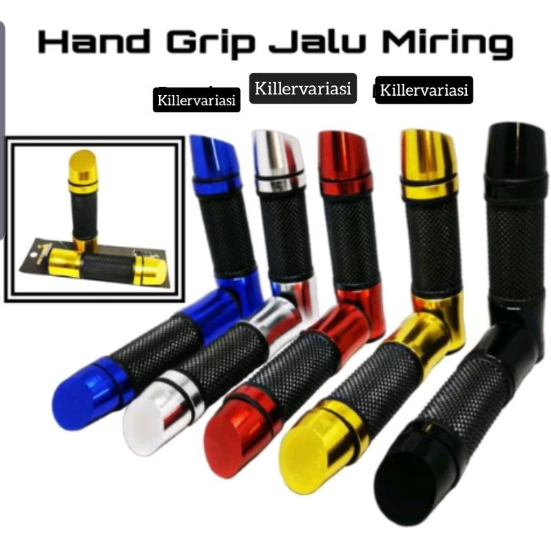 HANDGRIP HANDFAT GRIP JALU MIRING MODEL RIZOMA  CNC UNIVERSAL