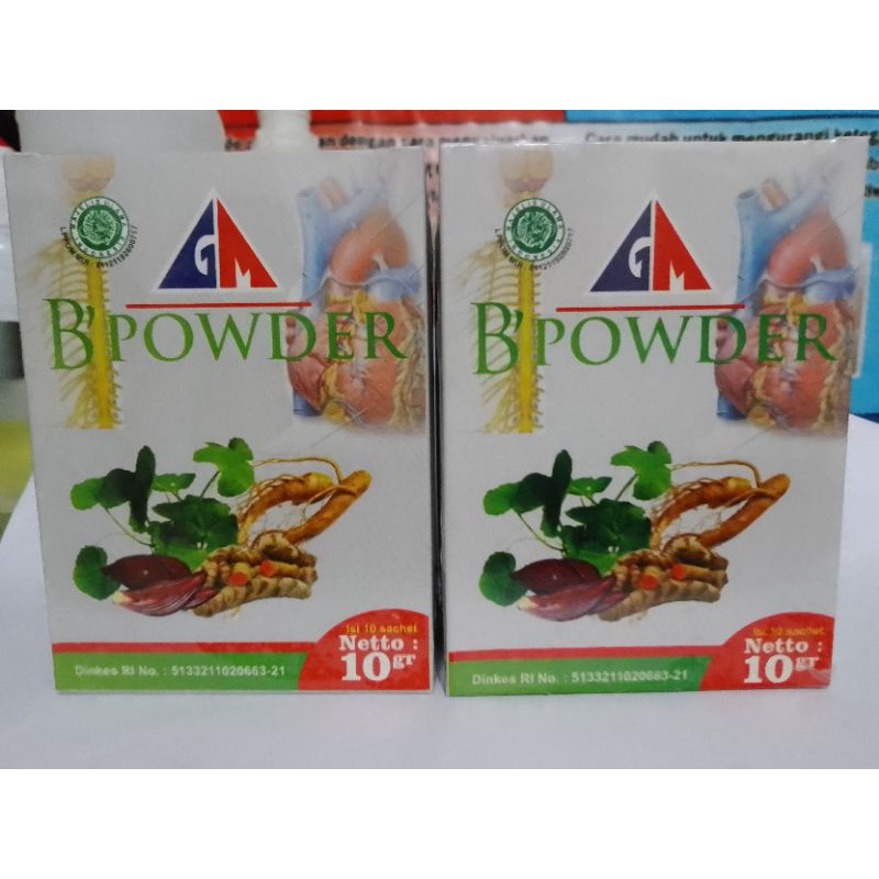 

B POWDER GM obat herbal stroke,kanker