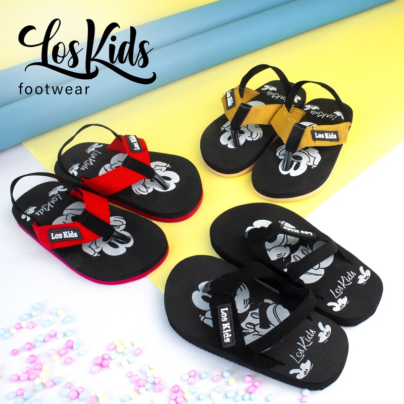 Terbaru Sepatu Sandal Anak Baby Unisex Karakter Disney Mickey Mouse [ LOSKIDS]