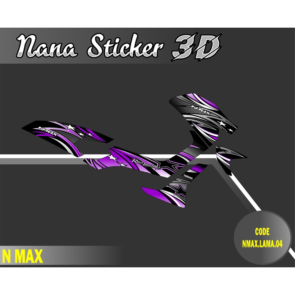 STRIPING NMAX LAMA 2019 VARIASI STICKER NMAX 2019 VARIASI 04