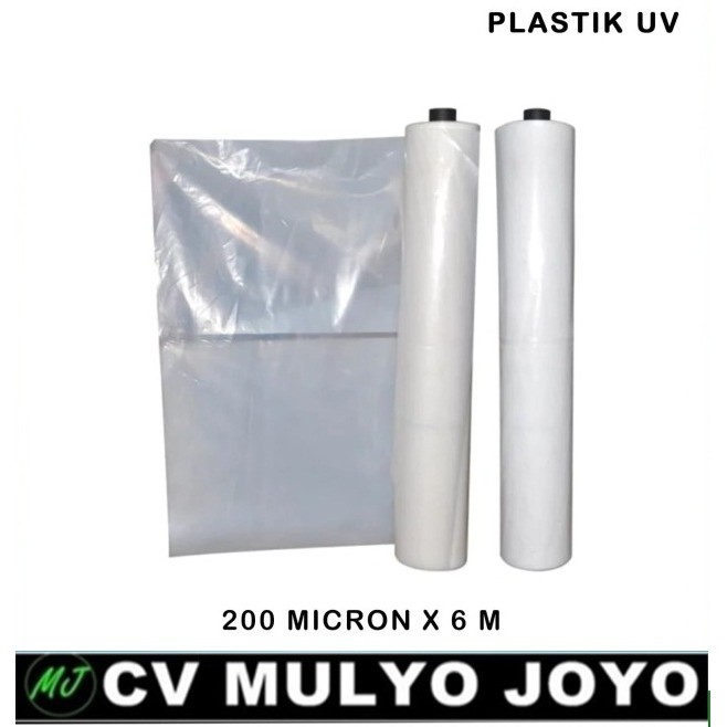 Plastik UV Lebar 6 Meter 200 Micron Panjang 1 Meter