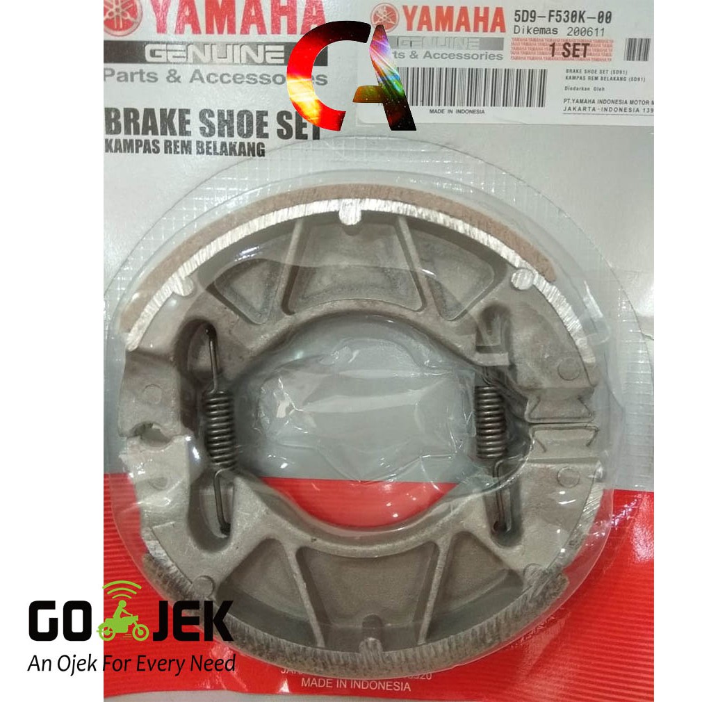 Kampas Rem Belakang Tromol Brake Shoe Yamaha Vega Zr Jupiter Z New Rxking Shopee Indonesia