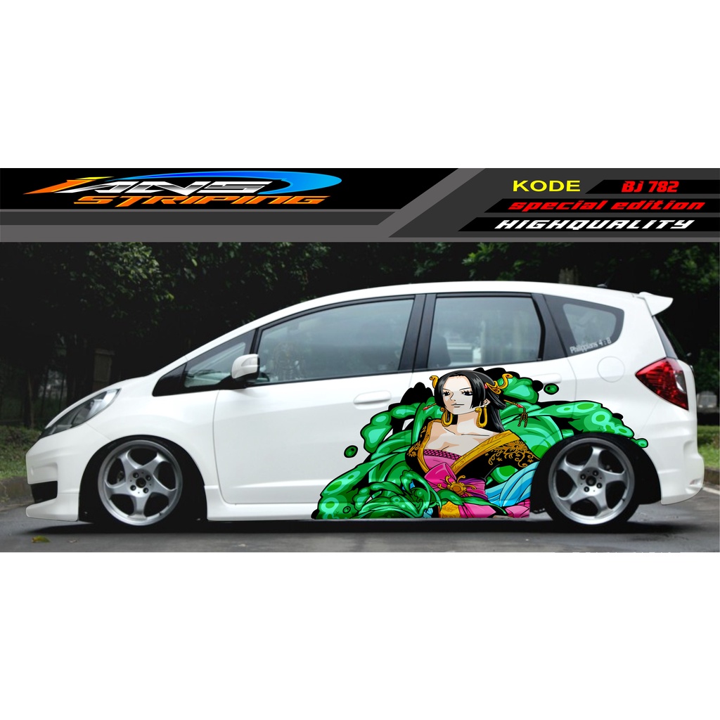 VARIASI STICKER MOBIL JAZZ BRIO AVANZA SIGRA YARIS / STIKER VARIASI MOBIL / MODIF STICKER MOBIL