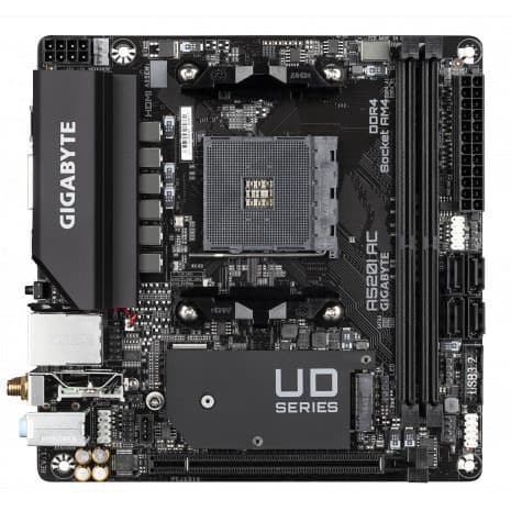 Gigabyte A520I AC (AM4, A520, DDR4, USB 3.2, SATA3)