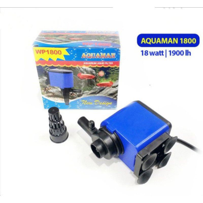 Pompa aquarium kolam kecil AQUAMAN WP 1800