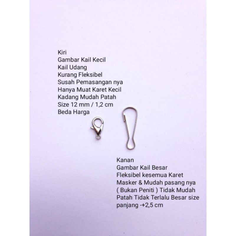 3 MELATI PELANGI/ strap masker 2in1/ kalung masker hijab /konektor masker