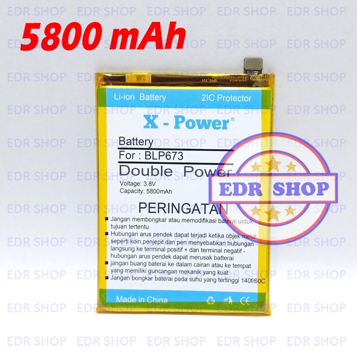 Batre Oppo A31 CPH2015 Double Power BLP673 Batu Baterai Battery Tanam