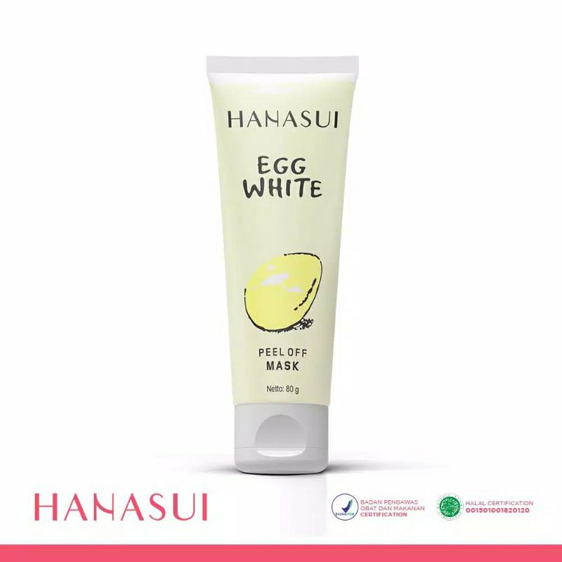 [80gr] Hanasui Egg White Peel Off Mask
