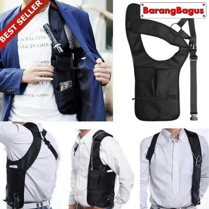 TAS POLISI TNI SWAT MULTIFUNGSI GADGET PUNDAK SLEMPANG BAG HP BAHU OK