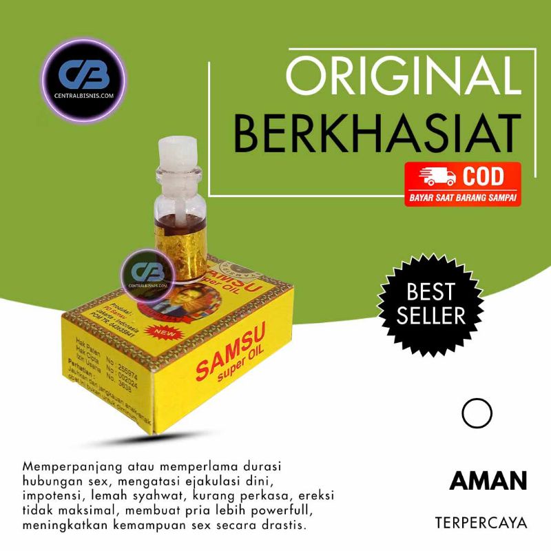 Samsu Oil Original Obat Ejakulasi Dini Kuat Tahan Lama