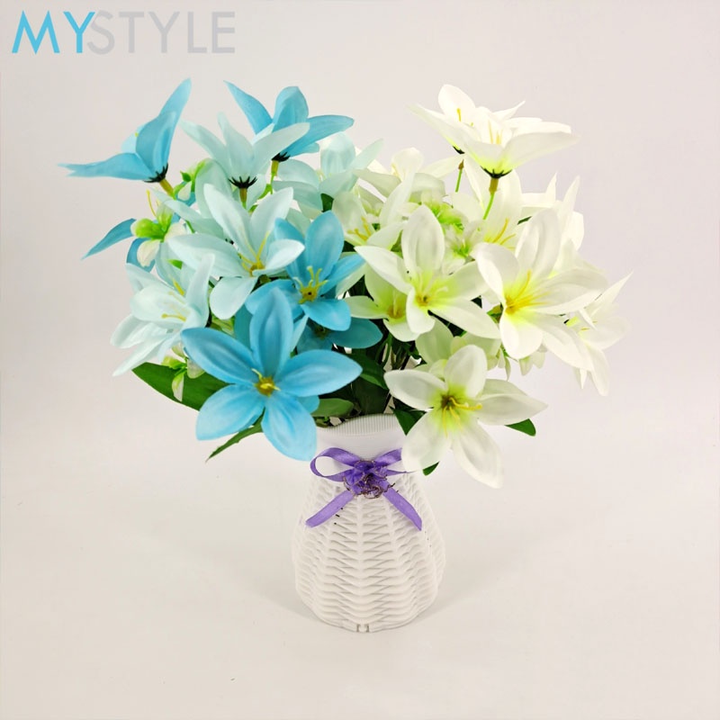 MYSTYLE BUNGA PLASTIK LILY XC6 BUNGA HIAS PLASTIC ARTIFICIAL BUNGA ARTIFISIAL MURAH-5