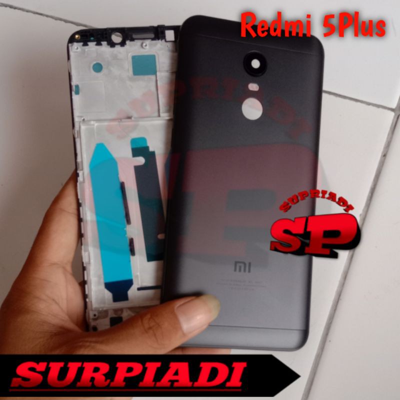 HOUSING REDMI 5 PLUS BACK DOOR FRAME LCD TULANG LCD CASING KESING XIAOMI REDMI 5PLUS REDMI 5 PLUS Or