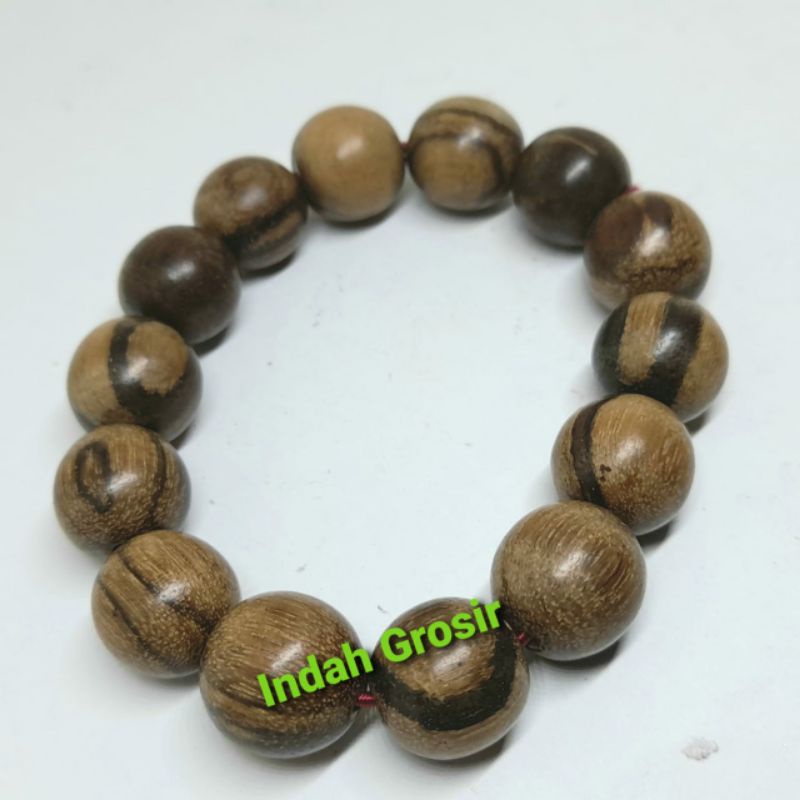 GELANG GAHARU SEBRA DIM 14MM ORIGINAL