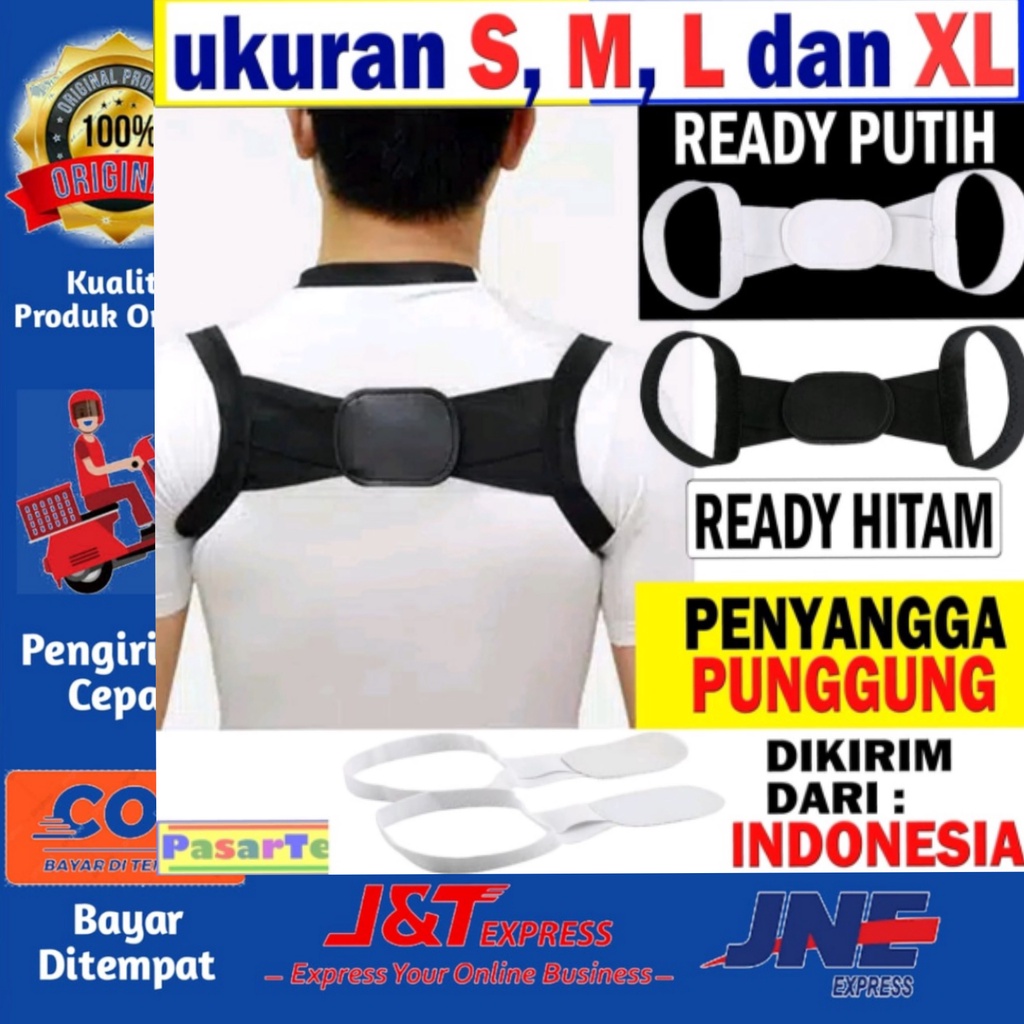 [BISA COD] Penyangga Punggung Penegak Badan Anti Bungkuk Posture Corrector Back Support postur