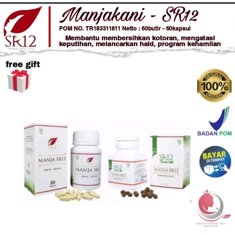 Ampuh Manjakani sr12 solusi cepat atasi melancarkan haid program hamil membersihkan kotoran