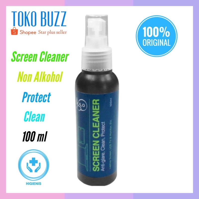 IGLO Screen Cleaner Pembersih Lensa Layar LCD Handphone Tablet Laptop Komputer TV Monitor 100 ml Non alkohol