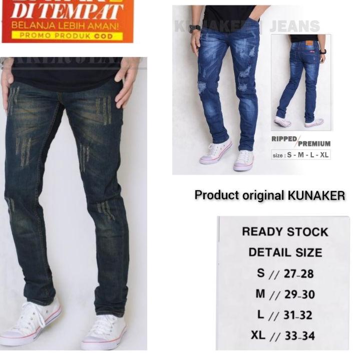 [KODE DQPH0] Celana jeans levis pria slimfit sobek / Jeans pria panjang Skinny /Celana panjang Pria