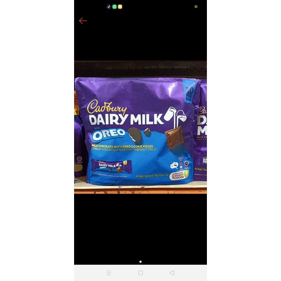 Cadbury Diary Milk oreo Made in Malaysia